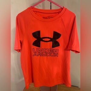 Under Armour Boys Tech Hybrid Printed Fill Short-Sleeve T Shirt Loose F…